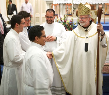 Institution of seven lectors and one acolyte for the Redemptoris Mater House of Formation at Our Lady of the Assumption Church in East Boston May 5, 2010. Photo by Gregory L. Tracy, www.GregoryTracy.com