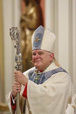 June 1, 2010 Daniel Soñé | FC  Archbishop of Miami Thomas Wenski. Archbishop Thomas Wenski, former bishop of the Diocese of Orlando, becomes the fourth archbishop of Miami succeeding Archbishop John C. Favalora at the installation ceremony at St. Mary's Cathedral in North Miami.