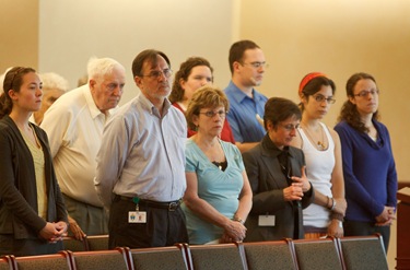 Greek Orthodox Metropolitan Methodios joins Cardinal O’Malley for Mass on Feast of Sts. Peter and Paul at the archdiocese’s Pastoral Center June 29, 2010. Pilot photo by Gregory L. Tracy