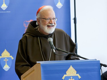 It was annouced at a June 30, 2010 press conference that Fathers Peter Uglietto and Arthur Kennedy have been named by Pope Benedict to be new auxiliary bishops of Boston.  Following the press conference the new bishops-elect concelbrated Mass with Cardinal Seán P. O’Malley.  Photo by Gregory L. Tracy, The Pilot