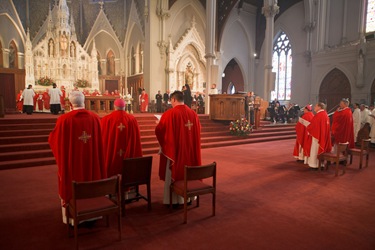 Episcopal ordination of Boston auxiliary Bishops Arthur Kennedy and Peter Uglietto, Sept. 14, 2010. Pilot photo by Gregory L. Tracy