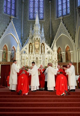 Episcopal ordination of Boston auxiliary Bishops Arthur Kennedy and Peter Uglietto, Sept. 14, 2010. Pilot photo by Gregory L. Tracy