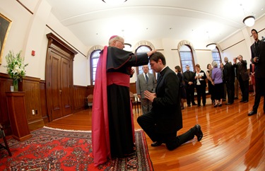 Episcopal ordination of Boston auxiliary Bishops Arthur Kennedy and Peter Uglietto, Sept. 14, 2010. Pilot photo by Gregory L. Tracy