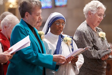 Mass of Women Religious celebrating jubilees, Sept. 12, 2010 at St. Theresa's Church West Roxbury, Mass. Pilot photo by Gregory L. Tracy 