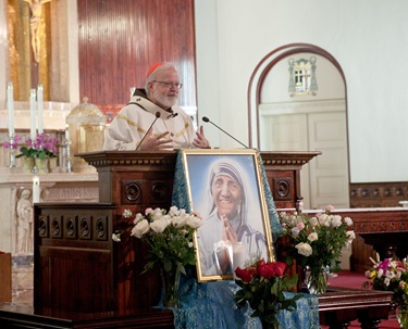 Mass to mark the 10th anniversary of the death of Blessed Mother Teresa of Calcutta, Sept. 4, 2010 at Blessed Mother Teresa Parish in Dorchester. Pilot photo by Jim Lockwood