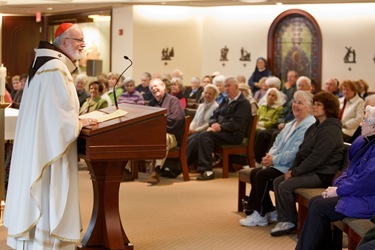 Cardinal Seán P. O’Malley celebrates Mass for the feast of All Souls in the chapel of the Archdiocese of Boston’s Pastoral Center in Braintree Nov. 2, 2010. Photo by Gregory L. Tracy, The Pilot