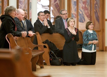 Mass and inaugural broadcast of WQM 1060 AM, Nov. 1 at the Cathedralof the Holy Cross. Pilot photo by Gregory L. Tracy