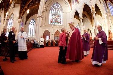 Presentation of the 2010 Cheverus Awards at the Cathedral of the Holy Cross Nov. 28. 2010. Pilot photo by Gregory L. Tracy