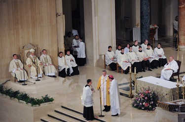 Mass and Inaugural for Catholic University of America President John H. Garvey, J.D. on Tuesday, January 25, 2011 in at the National Shrine in Washington, DC. 