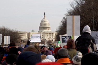 March for Life Washington, D.C. Jan. 24, 2011. Pilot photo by Gregory L. Tracy