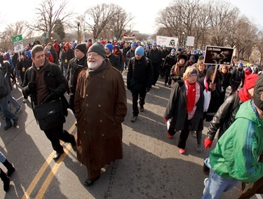 March for Life Washington, D.C. Jan. 24, 2011. Pilot photo by Gregory L. Tracy