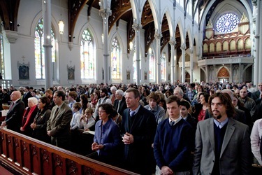 Ordination of transitional deacons, Jan. 22, 2011. Pilot photo by Gregory L. Tracy