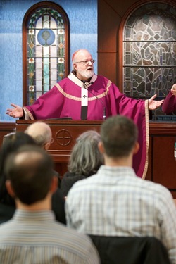 Ash Wednesday, March 9, 2011. Photo by Gregory L. Tracy, The Pilot