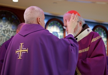 Ash Wednesday, March 9, 2011. Photo by Gregory L. Tracy, The Pilot