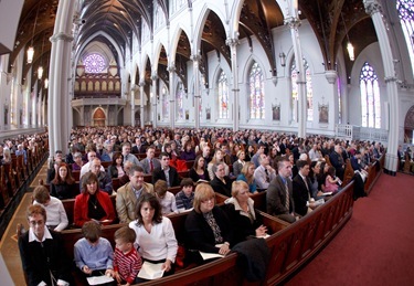 Rite of the Election, March 13, 2011. Photo by Gregory L. Tracy, The Pilot