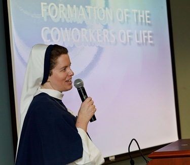 Presentation by Sisters for Life March 16, 2011. Pilot photo by Gregory L. Tracy