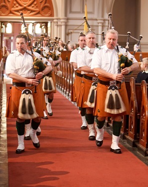 St. Patrick's Day Mass at the Cathedral of the Holy Cross, March 17, 2011. Photo by Gregory L. Tracy, The Pilot