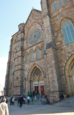 St. Patrick's Day Mass at the Cathedral of the Holy Cross, March 17, 2011. Photo by Gregory L. Tracy, The Pilot