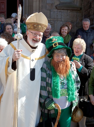 St. Patrick's Day Mass at the Cathedral of the Holy Cross, March 17, 2011. Photo by Gregory L. Tracy, The Pilot