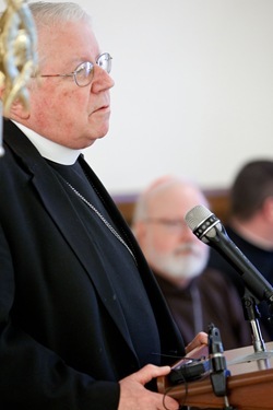 Announcement of St. John's Seminary TINE program March 17, 2011. Photo by Gregory L. Tracy, The Pilot