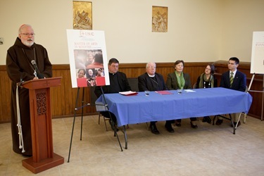 Announcement of St. John's Seminary TINE program March 17, 2011. Photo by Gregory L. Tracy, The Pilot