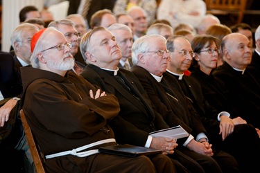 Supreme Knight of the Knights of Columbus Carl Anderson delivers his address "The Importance of President John F. Kennedy’s Inaugural Address 50 Years Later" at Boston's Faneuil Hall April 7, 2011. Photo by Gregory L. Tracy, The Pilot