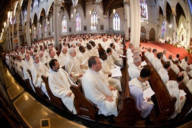 Chrism Mass, April 19, 2011. Pilot photo by Gregory L. Tracy