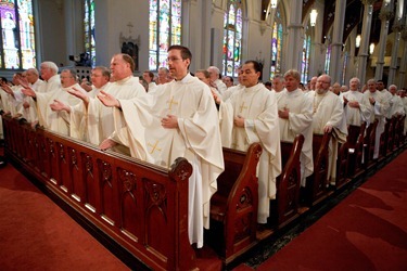 Chrism Mass, April 19, 2011. Pilot photo by Gregory L. Tracy