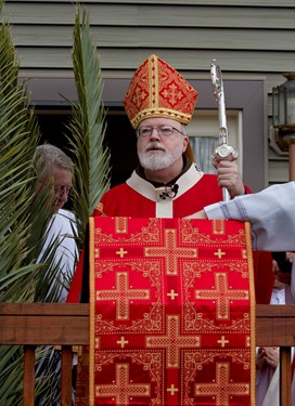 Cardinal O’Malley celebrates Palm Sunday, April 17, 2011, with Immaculate Conception Parish in Revere. Pilot photo/ Gregory L. Tracy