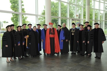 Merrimack College Commencement Sunday May 22, 2011.

Photographer: Neal Hamberg