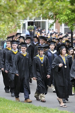 Merrimack College Commencement Sunday May 22, 2011.

Photographer: Neal Hamberg