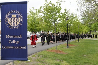 Merrimack College Commencement Sunday May 22, 2011.

Photographer: Neal Hamberg