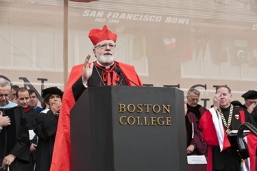 Boston College Commencement, 2011. Archbishop Cardinal Sean O'Malley