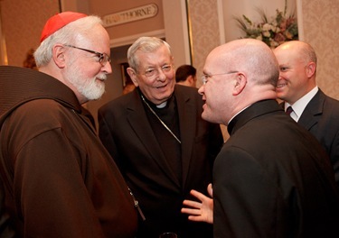 Apsotolic Nuncio Archbishop Pietro Sambi was the guest of honor at the Remptoris Mater Seminary of Boston's second annual gala banquet May 15, 2011. Photo by Gregory L. Tracy