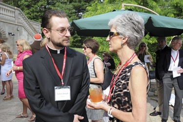 Leadership Circle event with Cardinal Sean at the Monaghan home in Hingham, MA Sunday June 26, 2011.