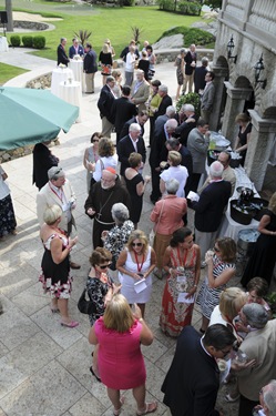 Leadership Circle event with Cardinal Sean at the Monaghan home in Hingham, MA Sunday June 26, 2011.