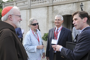 Leadership Circle event with Cardinal Sean at the Monaghan home in Hingham, MA Sunday June 26, 2011.