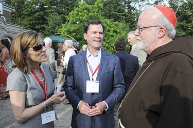 Leadership Circle event with Cardinal Sean at the Monaghan home in Hingham, MA Sunday June 26, 2011.