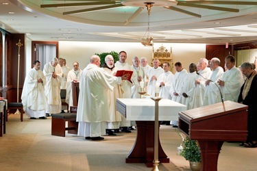 Bishop William McNaughton celebrates 50 years as a bishop, Sept. 6, 2011. Pilot photo by Gregory L. Tracy