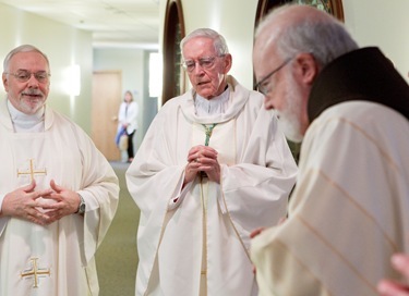 Bishop William McNaughton celebrates 50 years as a bishop, Sept. 6, 2011. Pilot photo by Gregory L. Tracy