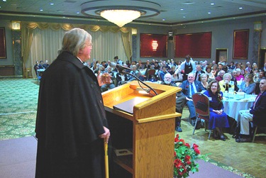 Chesterton and crowd