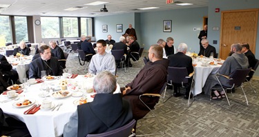 Provincial bishops meeting Oct. 12, 2011. Pilot photo by Gregory L. Tracy