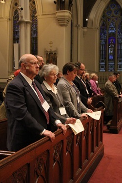 Annual White Mass for Catholic physicians, Oct. 29, 2011 at the cathedral of the Holy Cross.  The Mass was accompanied by an all day conference hosted by the Guild of St. Luke.
Pilot photo/ Justin Bell