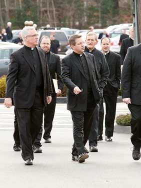 Priest convocation, Dec. 5, 2011, The Lanata in Randolph. Pilot photo/ Gregory L. Tracy