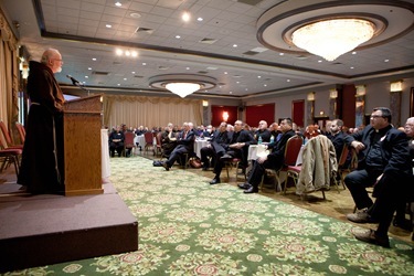 Priest convocation, Dec. 5, 2011, The Lanata in Randolph. Pilot photo/ Gregory L. Tracy