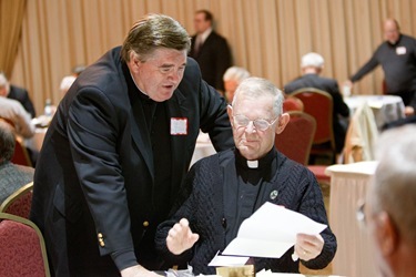 Priest convocation, Dec. 5, 2011, The Lanata in Randolph. Pilot photo/ Gregory L. Tracy