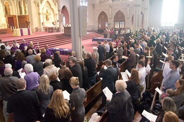 Rite of Election Feb. 26, 2012. Pilot photo/ Christopher S. Pineo