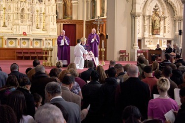 Rite of Election Feb. 26, 2012. Pilot photo/ Christopher S. Pineo