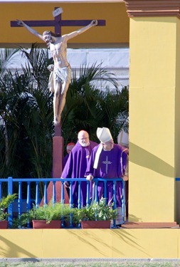 Mass with Pope Benedict XVI, Revolution Square, Havana, March 28, 2012. Photo by Gregory L. Tracy, The Pilot