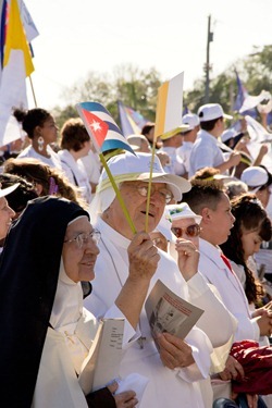 Mass with Pope Benedict XVI, Revolution Square, Havana, March 28, 2012. Photo by Gregory L. Tracy, The Pilot